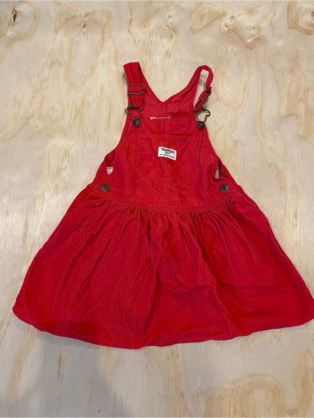 Pink OshKosh B'gosh overall dress